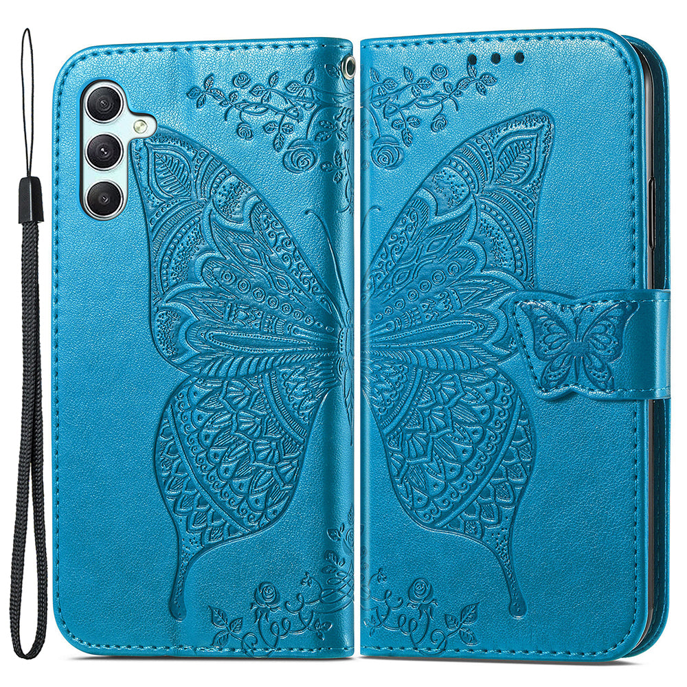 For Samsung Galaxy A34 5G Butterfly Imprinted Leather Wallet Case Flip Stand Phone Cover For Samsung Galaxy A34 5G Butterfly Imprinted Leather Wallet Case Flip Stand Phone Cover